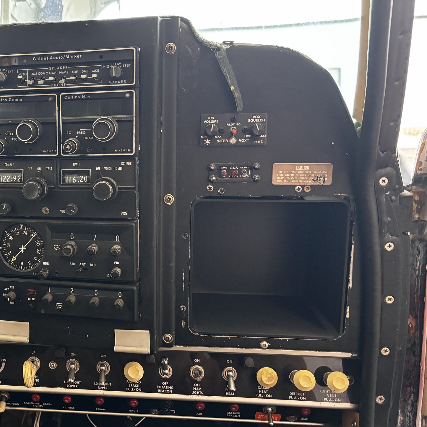 1961 Beech Bonanza P35 Glove Box