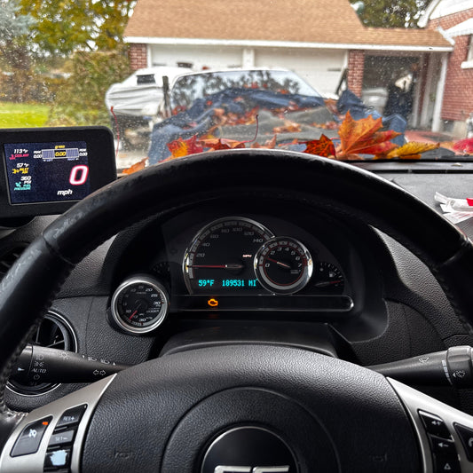 Gauge relocation for boost or other readings