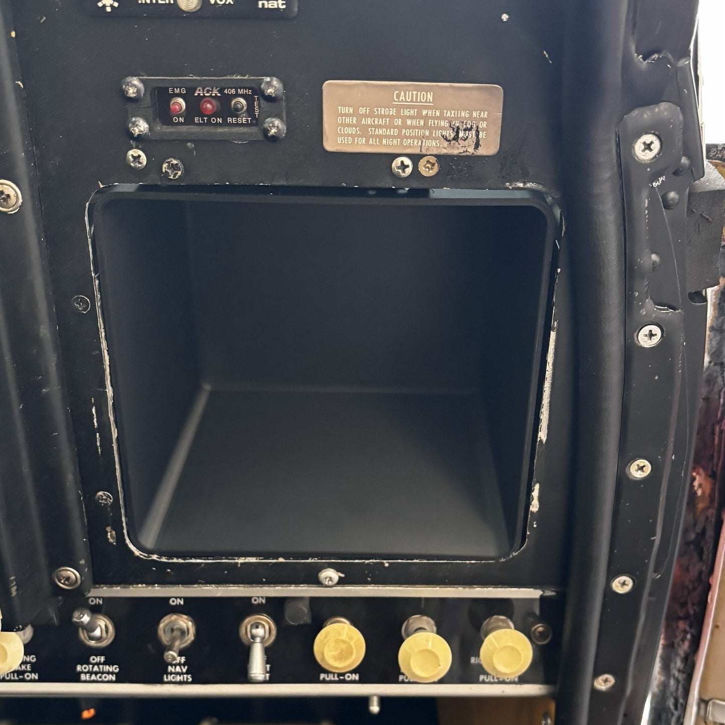 1961 Beech Bonanza P35 Glove Box