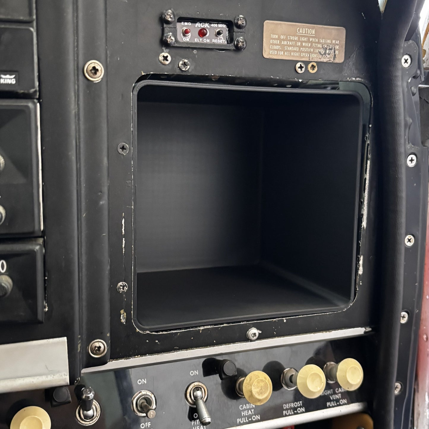 1961 Beech Bonanza P35 Glove Box