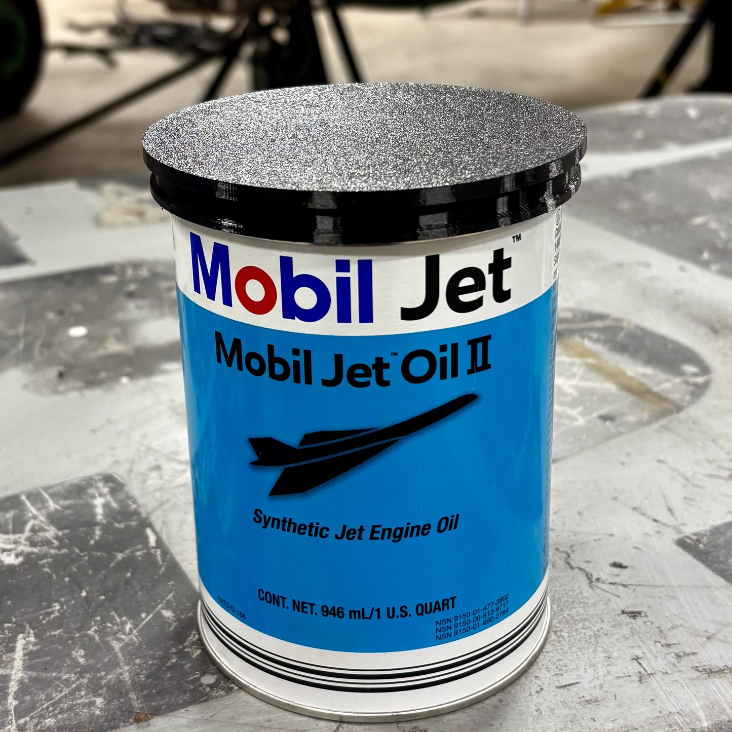 Oil Can Lid (4″) – Dust-Proof Spill-Stop Cover with Zip-Tie Groove | TPU 95A Flexible Seal